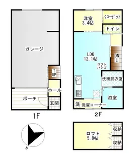 Yベース Iの間取り
