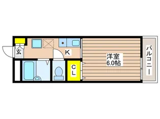 ルネッサンス志村【2階】の間取り