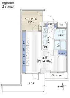 ライブコート大鳥居【5階】の間取り