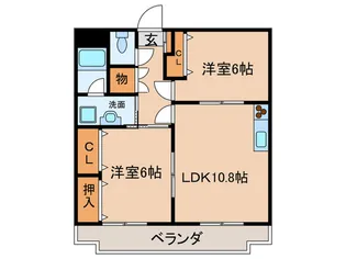 プラザ357【2階】の間取り