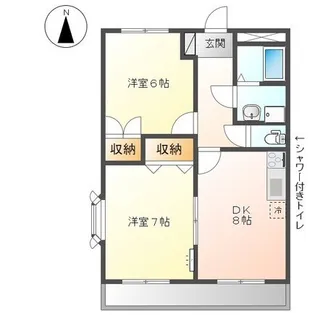 サンコート土田【2階】の間取り