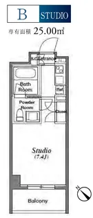 アジリア南麻布Js【2階】の間取り