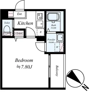 GRADUS厚木【2階】の間取り