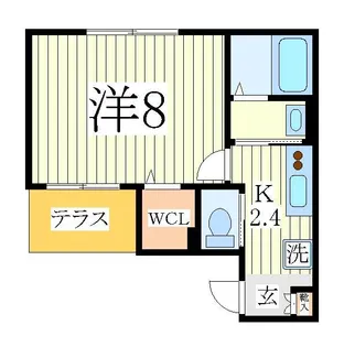 AJ南柏SouthV【1階】の間取り
