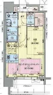 プレサンス丸の内レジデンス【10階】の間取り