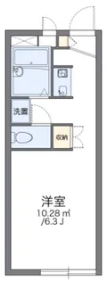 レオパレスグランドゥール【2階】の間取り