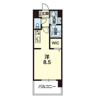 K-Smart新大江【7階】の間取り
