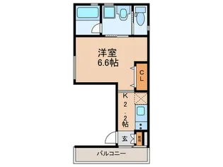 アヴェニール森ノ宮【1階】の間取り