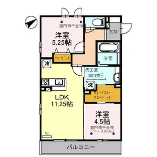 ルアナ・マーリエ マーリエ(Malie)【2階】の間取り