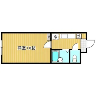 桑島ビルB棟【1階】の間取り