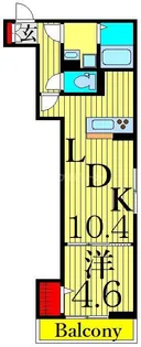 グラナーデ新宿【2階】の間取り