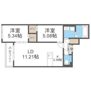 Premier Residence North2【4階】の間取り