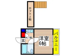 ジュネパレス八千代第14【2階】の間取り