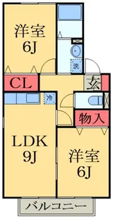 フローラ春【2階】の間取り