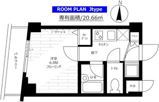 ステージグランデ高円寺南【6階】の間取り