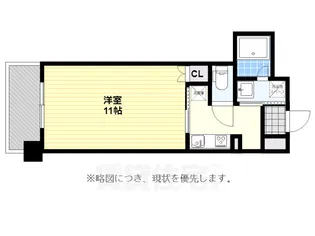 RJRプレシア天神サウス【5階】の間取り