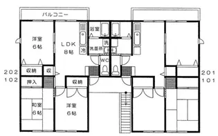 レトア東佐野B【1階】の間取り