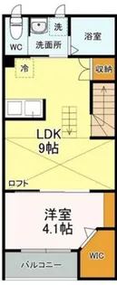 ルミエール・エタンセルsix【2階】の間取り