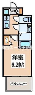 インザライフ大阪EAST RESIDENCE【2階】の間取り