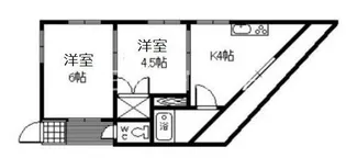 大宝八尾駅前マンション【3階】の間取り