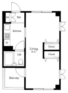 フォルターナ千年【2階】の間取り