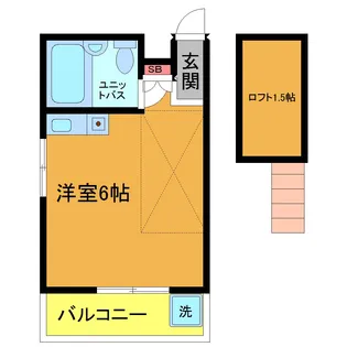 ピュアハウス平田【2階】の間取り
