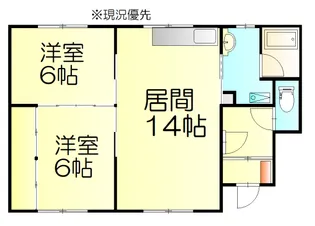 新富フルール【2階】の間取り
