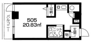エルモンド【5階】の間取り