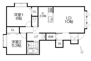 ルタンI【1階】の間取り