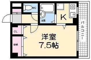 ラ・リベルテ【5階】の間取り