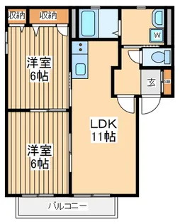 グランドソレイユ【1階】の間取り