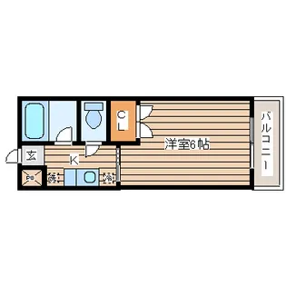 ドミールキャロットII【3階】の間取り
