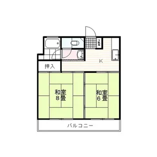 本町マンション【1階】の間取り