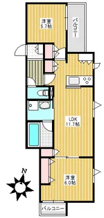 Sofia H/T【3階】の間取り