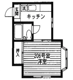 フォーレスト大和【2階】の間取り