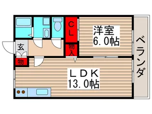 ベネッセ西船【3階】の間取り