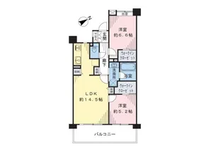 クリオ多摩川緑地壱番館【7階】の間取り