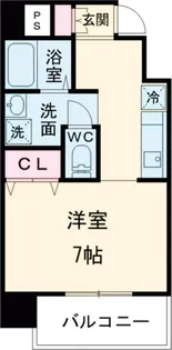 ラ・ウェゾン塚本通【9階】の間取り