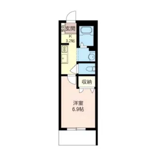 グラン・ブルー反町【1階】の間取り
