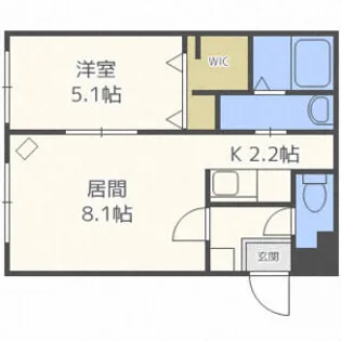 サンステージS5W12【3階】の間取り