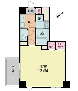 コートプラザ調布【2階】の間取り