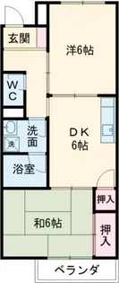 エスポワール大井A棟【2階】の間取り