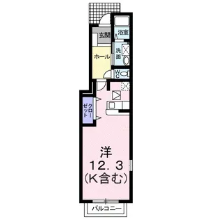 ウィスティリア II【1階】の間取り