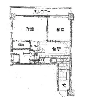 平沢松戸荘【7階】の間取り