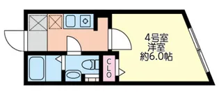 ミレドゥーエ西小山【2階】の間取り