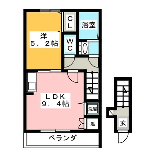 グランドソレイユ【1階】の間取り