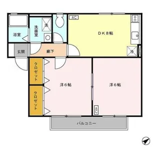 Cresent Tsubame A【2階】の間取り