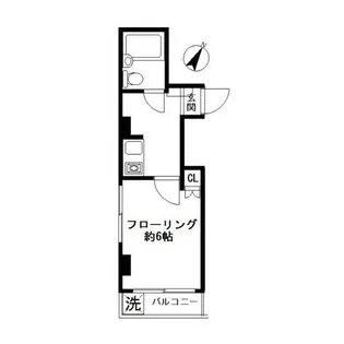 コーポ・ハナワ【3階】の間取り