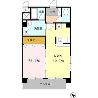 フジスター宜野湾【3階】の間取り