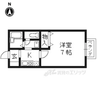 サン・フォレスト【1階】の間取り